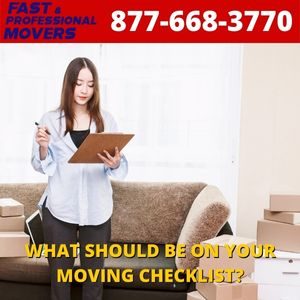 What should be on your moving Checklist?